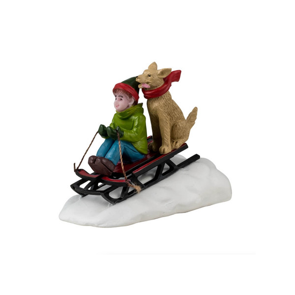 Lemax - Doggone Downhill Sledding