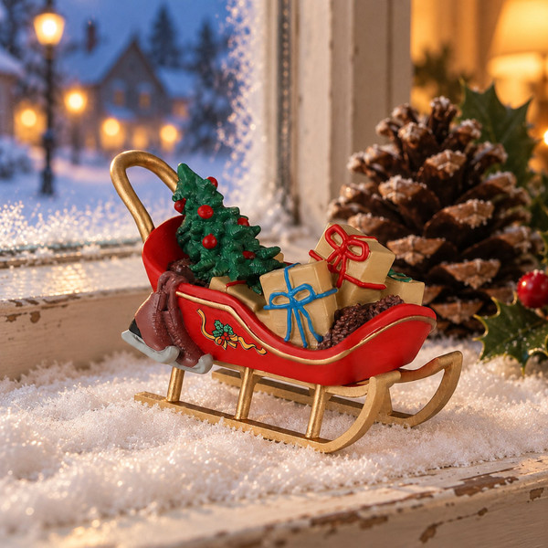 Lemax Vintage Christmas – collectible Christmas village piece displayed in a cosy home