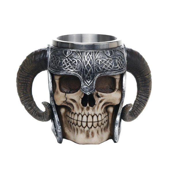 Skull Of Valhalla Warrior Mug