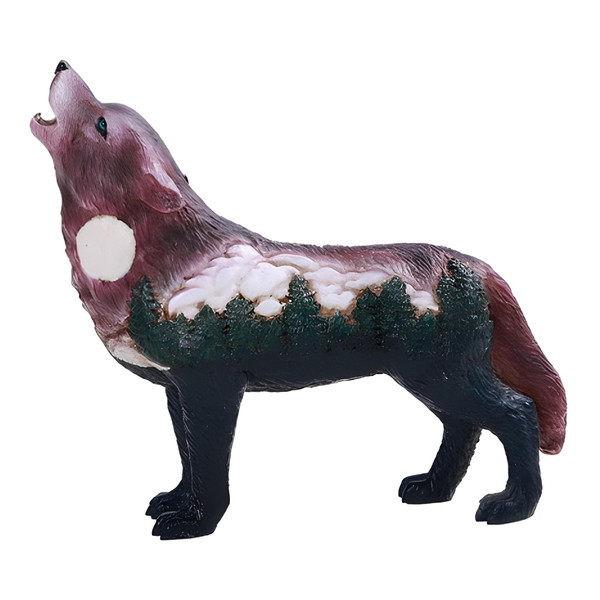 The Wolf Spirit Collection Big Tree Wolf Spirit Collectible Figurine