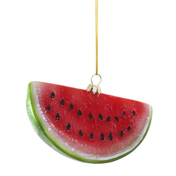 Juicy Picnic Watermelon Slice Ornament