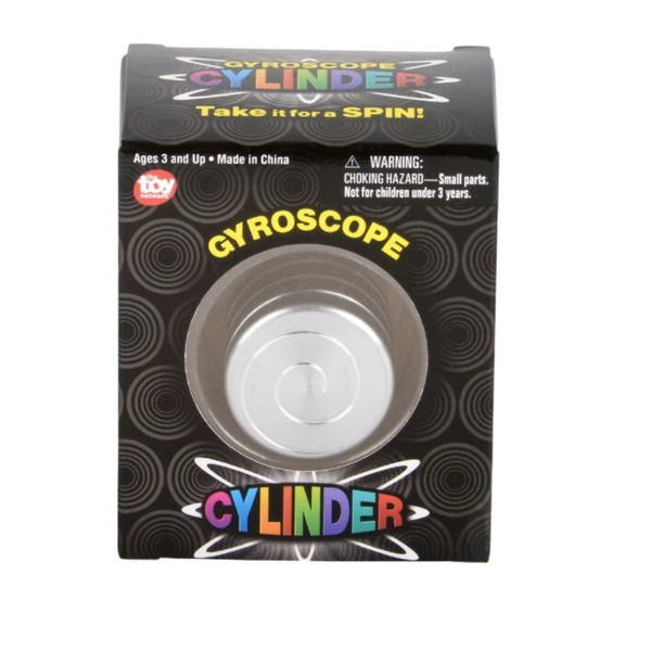 Classic Gyroscope Cylinder Toy 1.25" - Precision Spinning