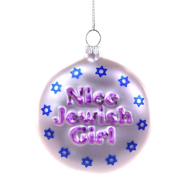 Nice Jewish Girl' Ornament