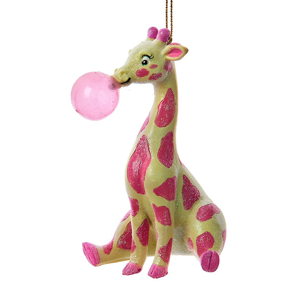 Giraffe Bubblegum Ornament