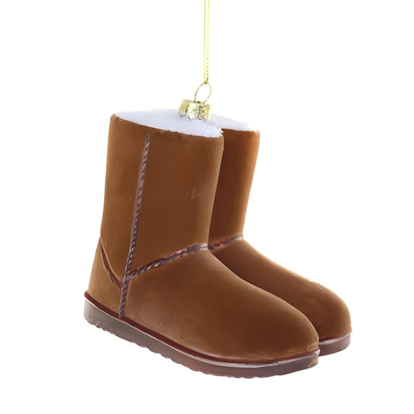 Cozy Winter Boots Ornament Pair