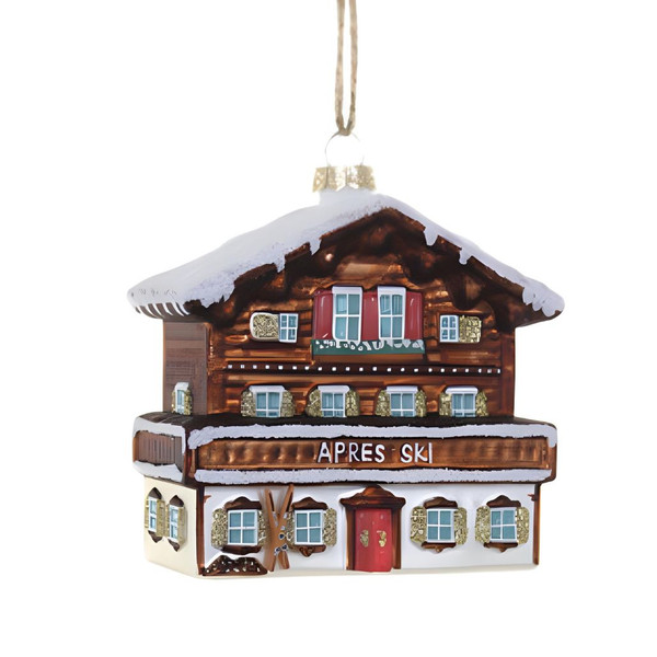Après-Ski Chalet Christmas Ornament