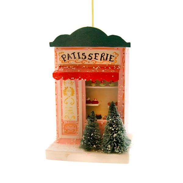 French Patisserie Christmas Shop Ornament