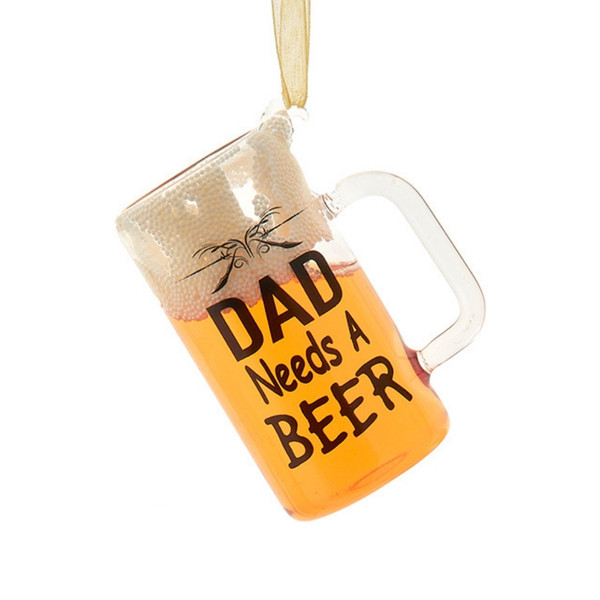 Dad Needs A Beer Ornament