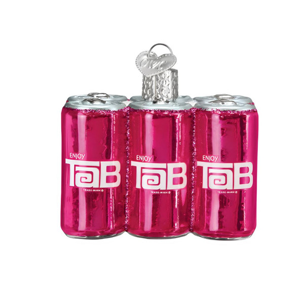 TAB Soda Six-Pack Ornament