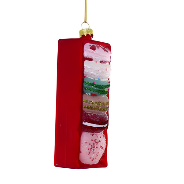 CHRISTMAS MACARONS - RED Ornament
