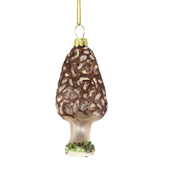 Field Morel Mushroom Ornament