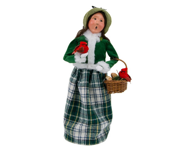 Byers Choice - Family Woman with Cardinal