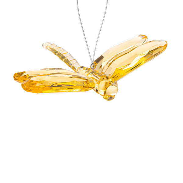 Autumn Dragonfly Ornament - Yellow