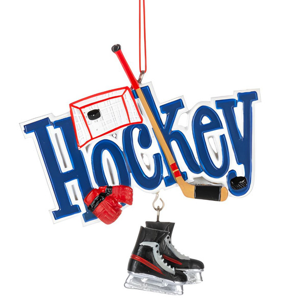 Hockey Dangle Ornament