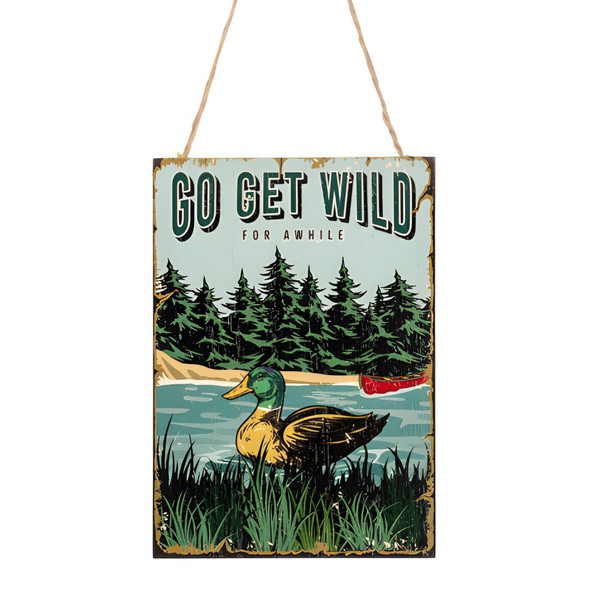 Go Get Wild Outdoor Ornament