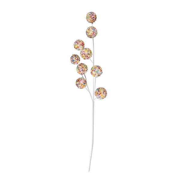 Colorful Confetti Glittered Ball Spray Decoration
