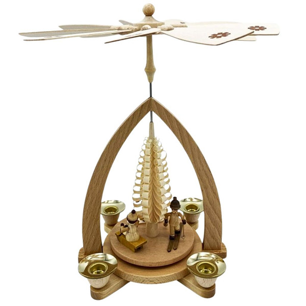 Winter Sports Children Christmas Pyramid