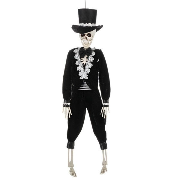 Victorian Skeleton - Black Hat / Black Suit