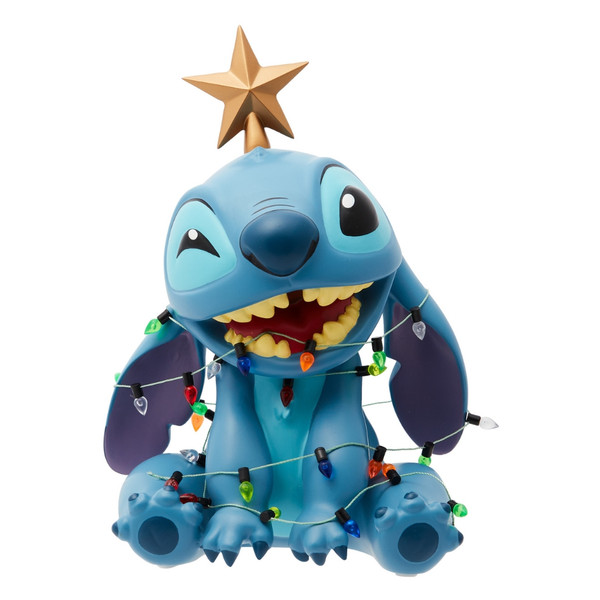 Disney Showcase Stitch Wrapped In Lights
