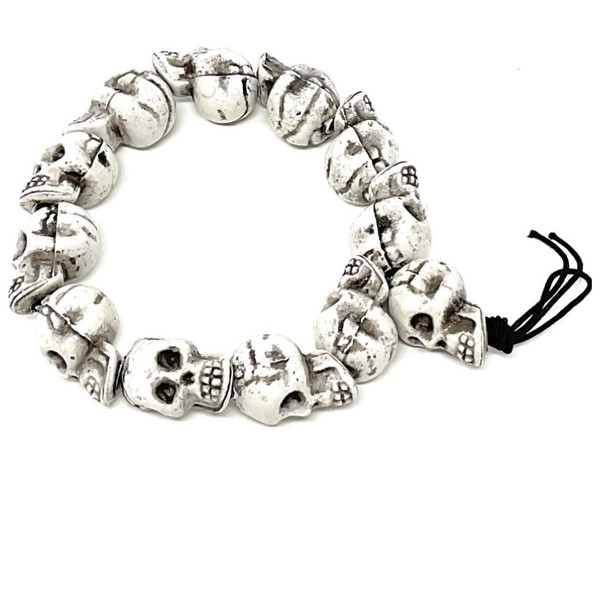 Adjustable Skull Bracelet