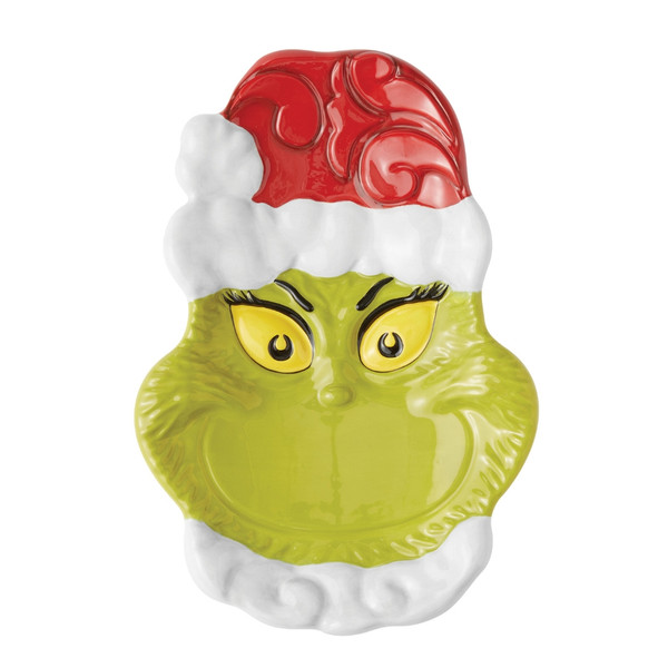 Jim Shore - Dr. Seuss - Grinch Cookie Platter