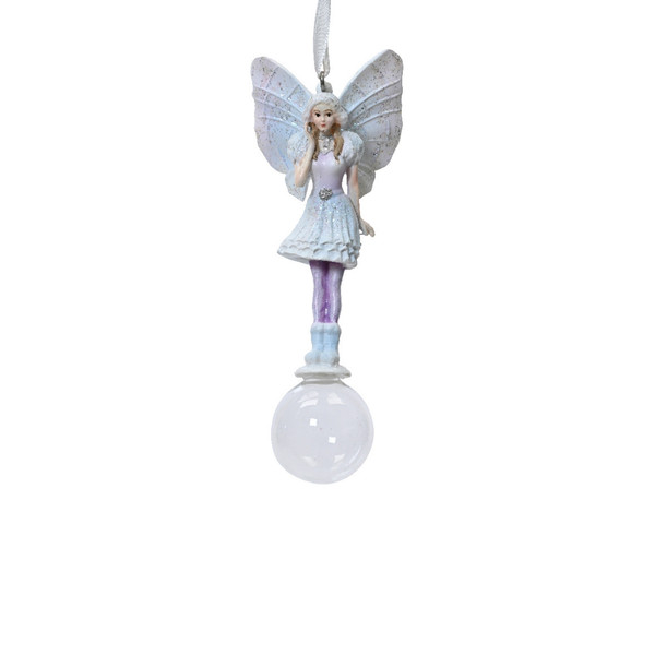 Hands Up Iridescent Fairy Ornament