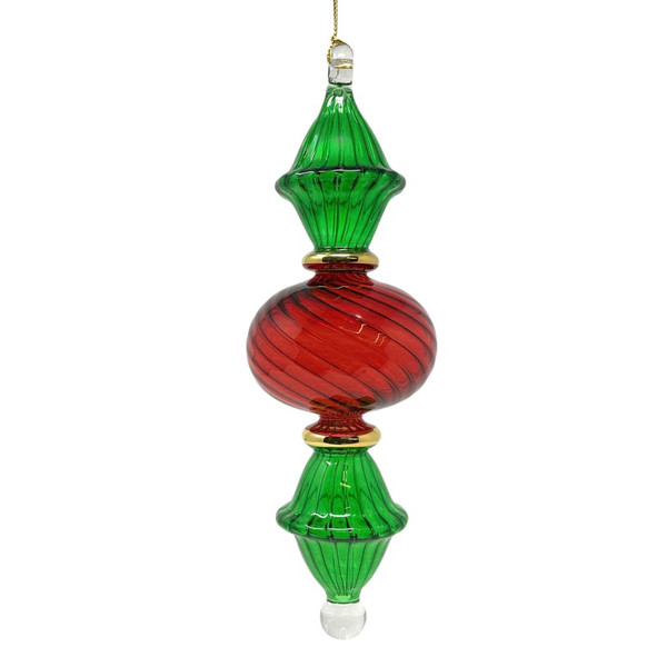 Sphere and Diamond Shaped Finial Ornament