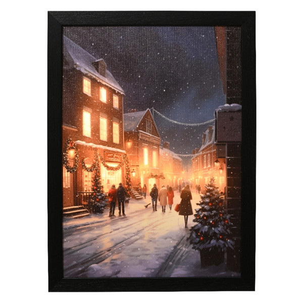 Lumineo LED Christmas Eve Stroll Canvas