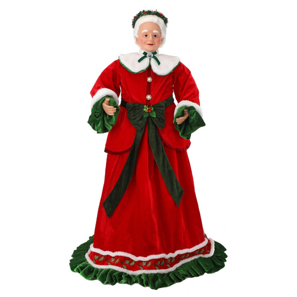 Merry Kissmas Mrs. Claus Figurine