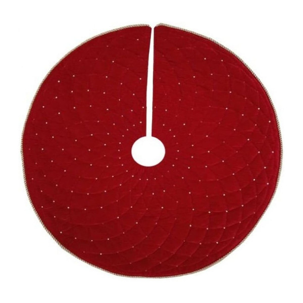 Velvet Quilted Tree Skirt