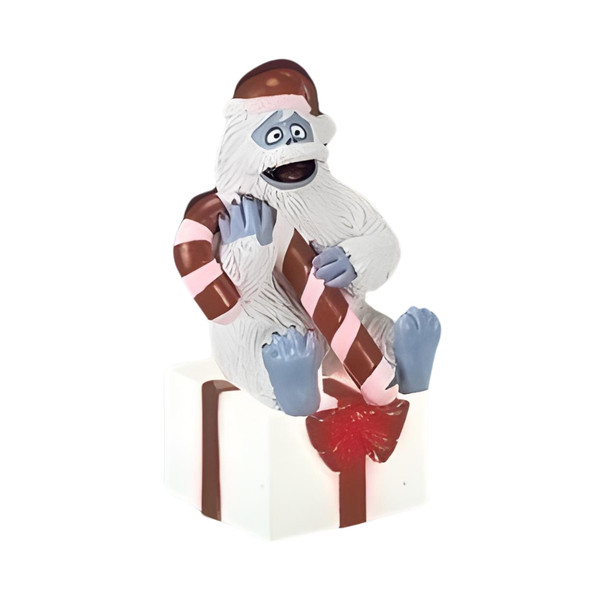 LED Bumble on Present Figurine