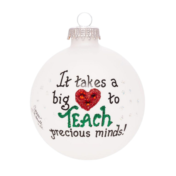 Heart Gifts by Teresa - Teacher Big Heart Ornament