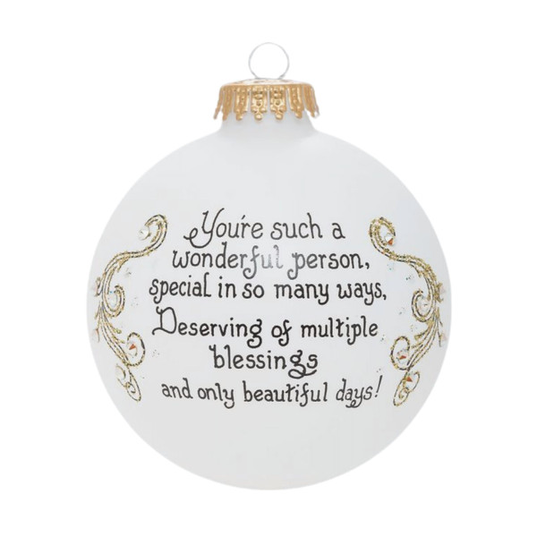 Heart Gifts By Teresa - Wonderful Person Ornament