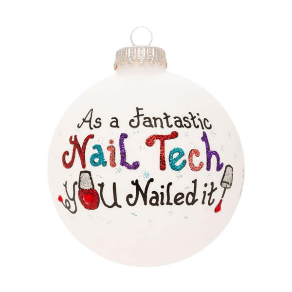 Heart Gifts By Teresa - Nail Tech Ornament
