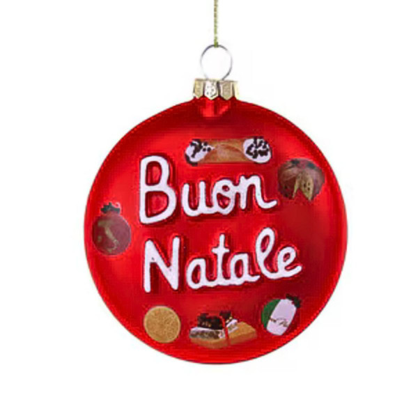 Buon Natale Italian Holiday Ornament