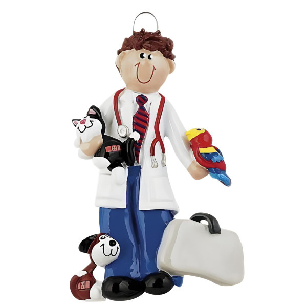Vet Man Personalized Ornament