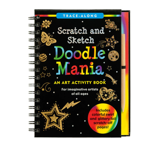 Doodle Mania Scratch and Sketch Art Activity Book
