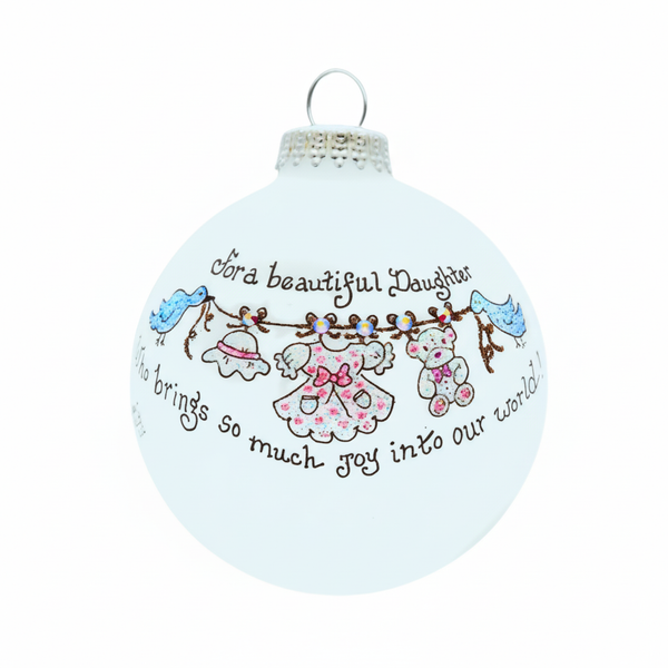 Heart Gifts by Teresa - For a Beautiful Daughter Ornament