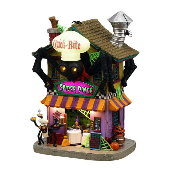 Lemax - Spooky Town - Quick-Bite Spider Diner