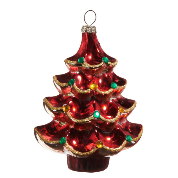 Red Vintage Tree Ornament