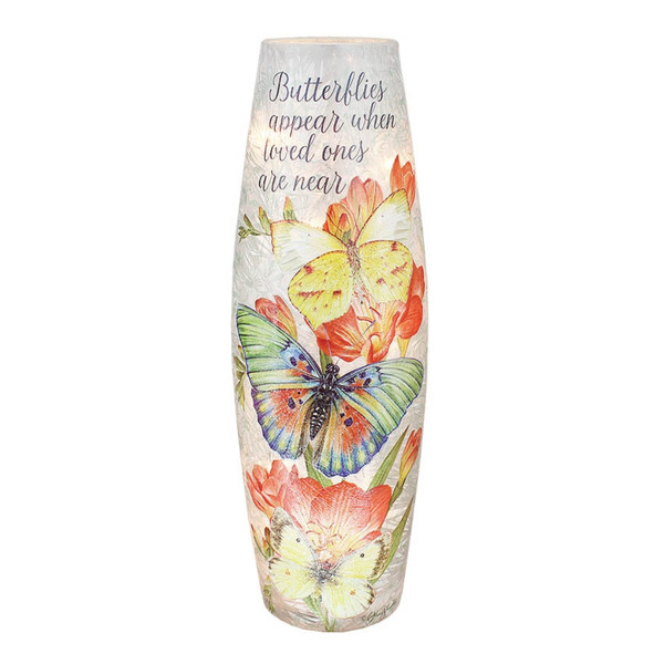 Stony Creek – Large Butterflies Appear With Orange Flowers Illuminated Lighted V