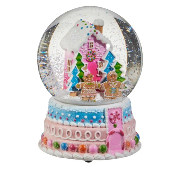 Gingerbread House Snow Globe