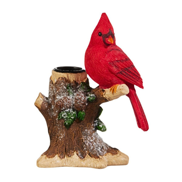 Cardinal Candle Holder - Tail Down