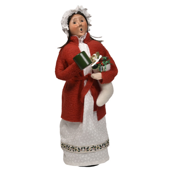 Byers' Choice - Stocking Family Woman Caroler