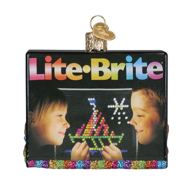 Lite-Brite Box Ornament