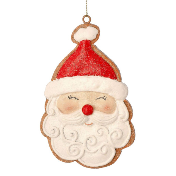Gingerbread Santa Ornament