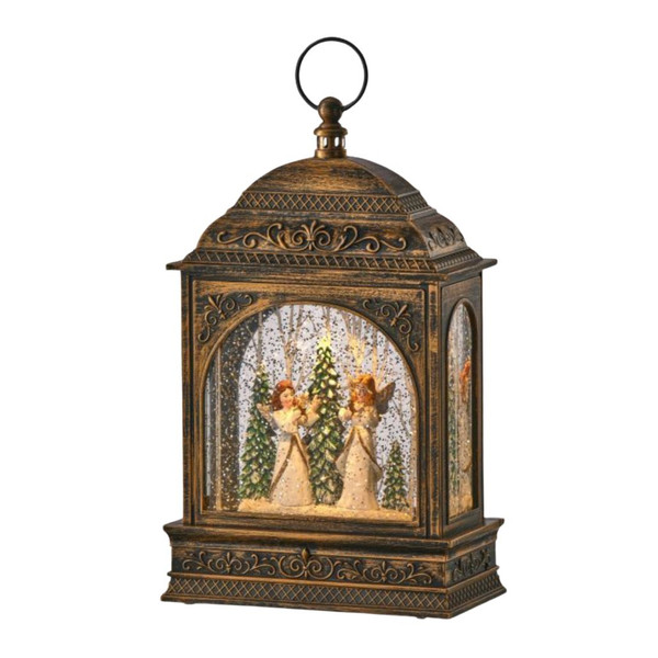 LED Angels with Tree Lantern