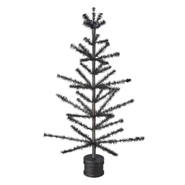 Halloween Black Feather Tree