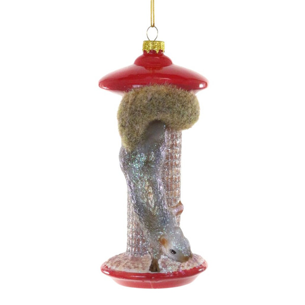 Cody Foster & Co Pesky Squirrel on Bird Feeder Ornament