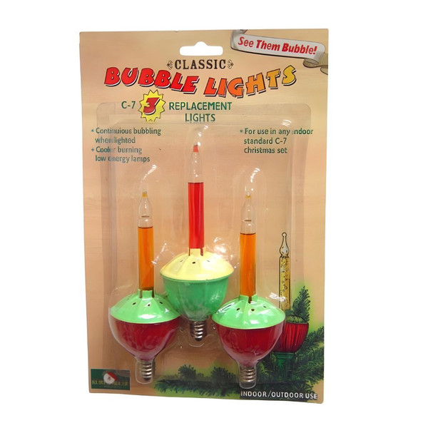 Bubble Lights Replacement Pack of 3